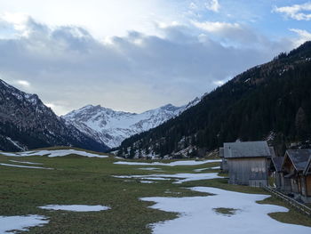 Old mountain huts 