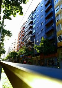 Low angle view of building against clear sky