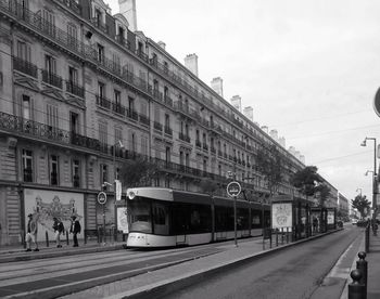 View of city street