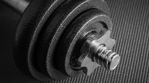 Close-up of machine part