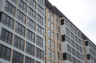 Low angle view of building against clear sky