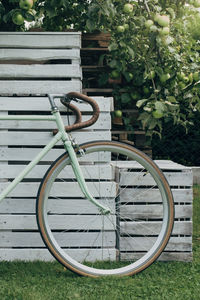 Bicycle in yard