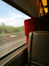 Interior of train