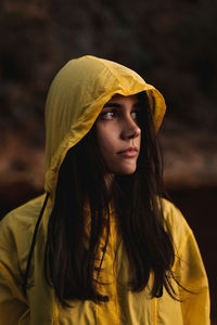 Portrait of a beautiful young woman