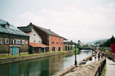 View of river against sky