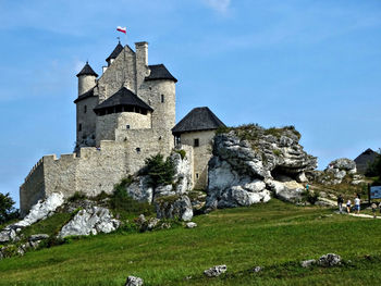 Low angle view of old building