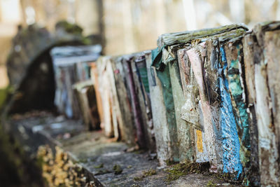 Close-up of rusty metal