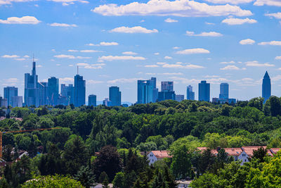 Buildings in city