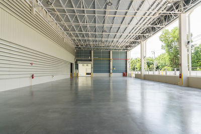 Empty corridor of building