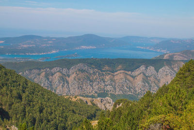 Panoramic view of landscape against sky