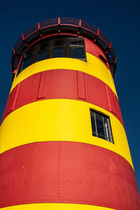 Low angle view of lighthouse