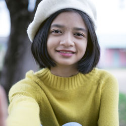 Portrait of a smiling girl