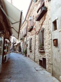 Street amidst buildings