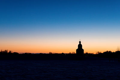 Church at sunset