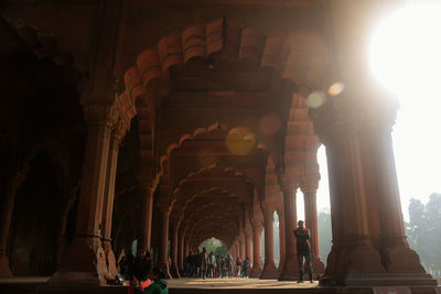 Low angle view of temple