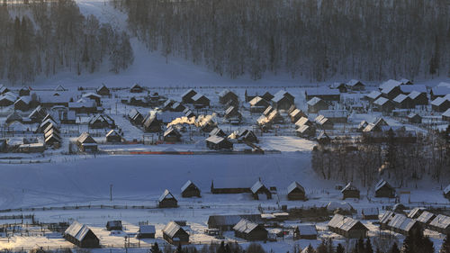 Panoramic view of buildings