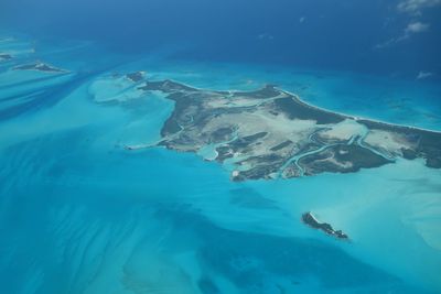 Aerial view of sea