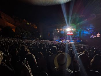 Crowd at music concert