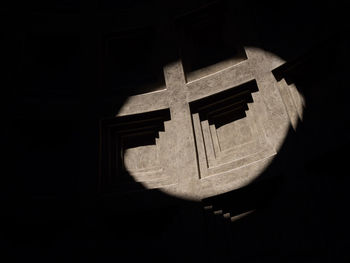 Low angle view of cross