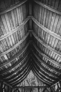 Low angle view of ceiling
