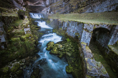 The source of the loue, resurgence of the doubs.it's one of the major natural sites of the doubs