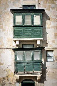 Low angle view of old building