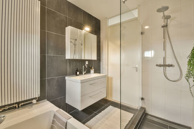 Interior of bathroom