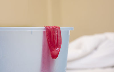Close-up of drink in glass