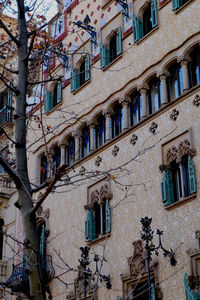 Low angle view of residential building