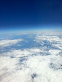 Aerial view of cloudscape