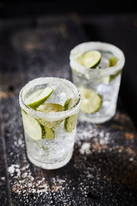 Close-up of drink in glass