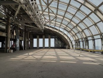 Interior of abandoned building