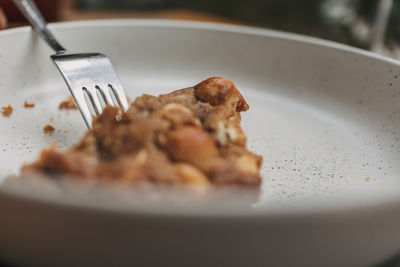 Close-up of food in plate