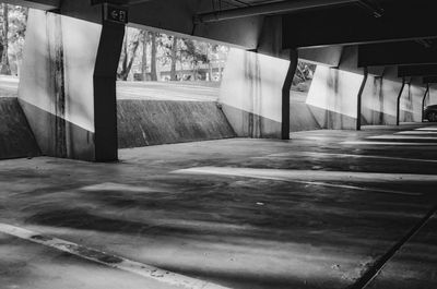 Empty corridor of building