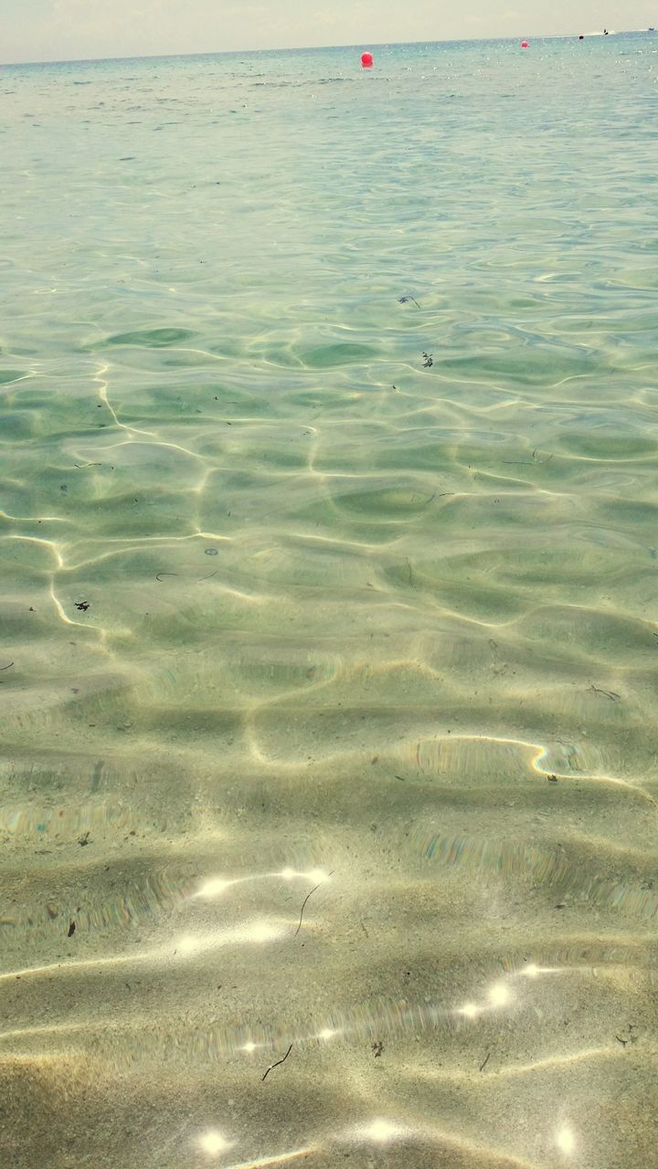 water, sea, beach, sand, shore, tranquility, rippled, wave, tranquil scene, nature, high angle view, beauty in nature, horizon over water, sunlight, scenics, reflection, coastline, outdoors, day, idyllic