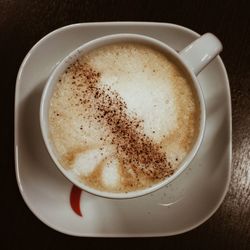 Close-up of coffee cup