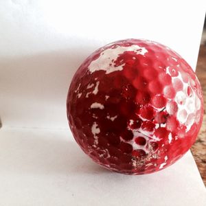 Close-up of red ball