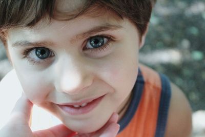 Close-up of boy