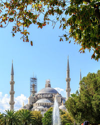 Low angle view of a mosque