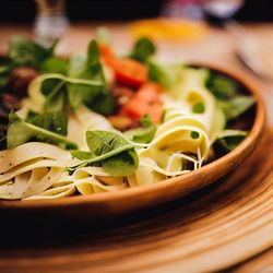 Food shooting pasta