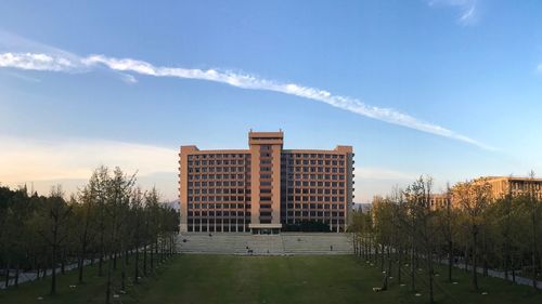 View of city against sky