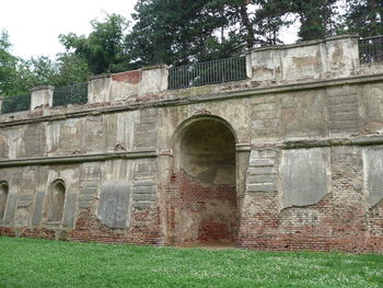 View of old built structure