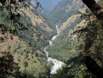 Scenic view of mountains