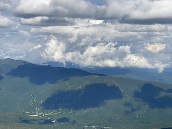 Aerial view of landscape against sky