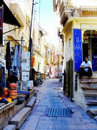 Street amidst buildings in city