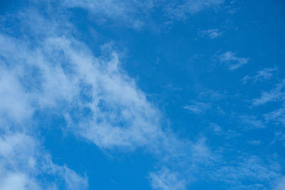 Low angle view of clouds in sky