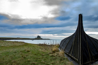 Panoramic view of sea against sky