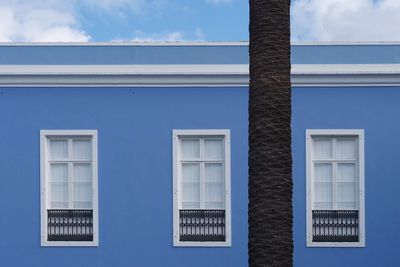 Low angle view of building against sky