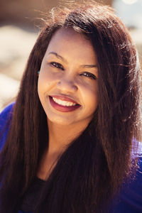 Portrait of a smiling young woman