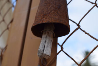 Close-up of rusty metal